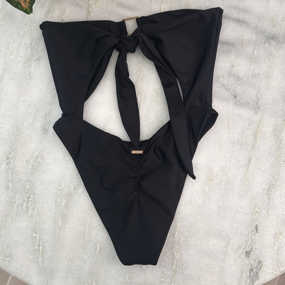 CANALUZ SWIM Macao Monokini in Black - Picture 2 of 6